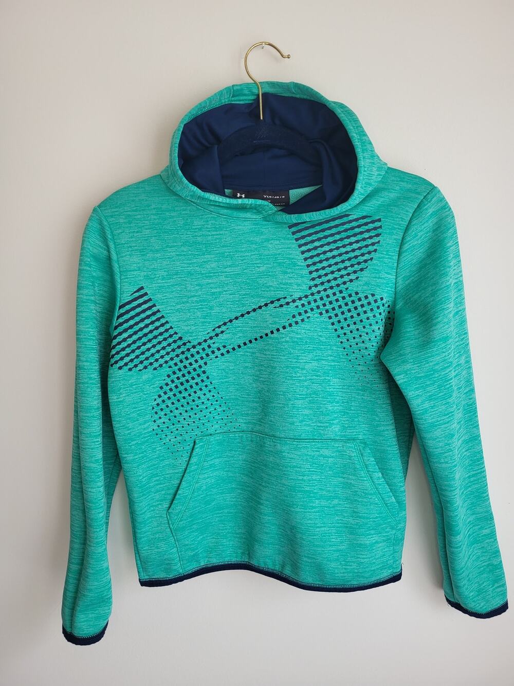 Boys Unisex Under Armour Loose Fit Cold Gear Hoodie Large Streetwear Active